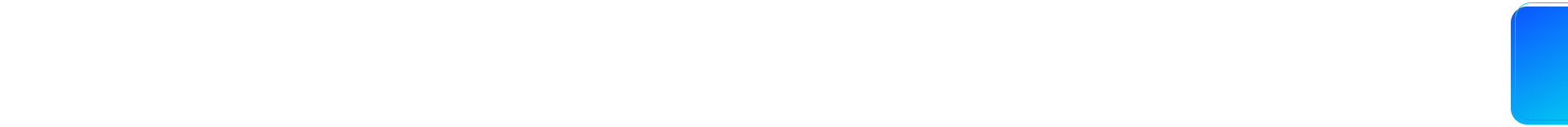 Blue rounded rectangle with a white vertical line on a light background