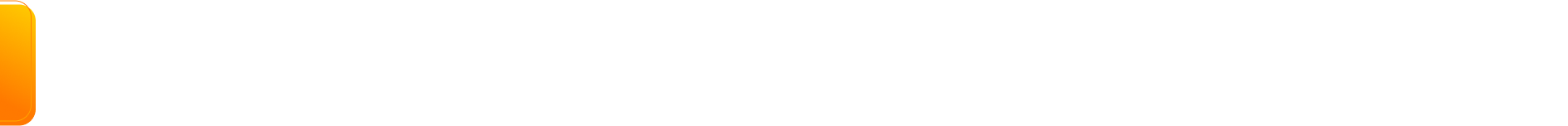 Orange and white abstract banner with a black horizontal line near the top